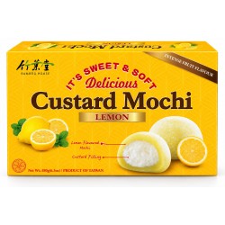 Mochi kreemitäidisega, sidrun (BH Custard Mochi Lemon)