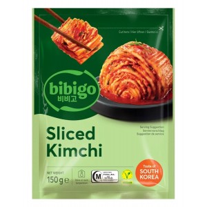Кимчи, нарезанный, веганский (Sliced Kimchi Bibigo)