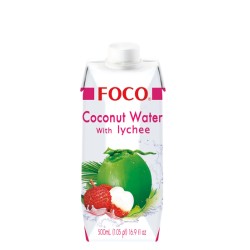 Kookosvesi, lychee (Foco)