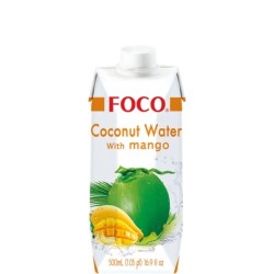 Kookosvesi, mango (Foco)
