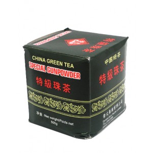 Зелёный чай, Gunpowder (Gunpowder, rolled, Capl)