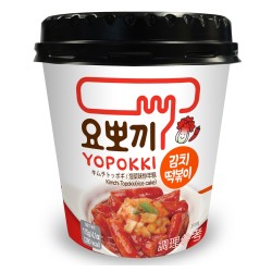 Topokki Kimchi kastmes, terav (Young Poong Kimchi Cup)