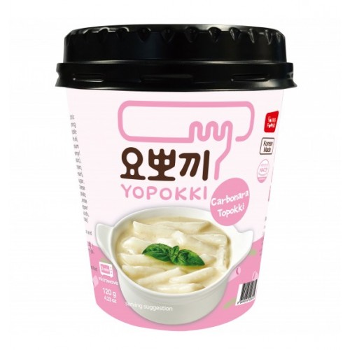 Токпокки с соусом карбонара (Young Poong Carbonara Topokki Cup)