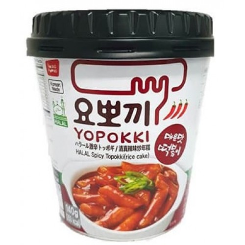 Topokki Spicy kastmes, väga terav (Young Poong Spicy Cup)