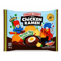 Kiirnuudlid, Korea BBQ ja kana maitsega, terav (Korea BBQ and Chicken Flavour Korean Street)
