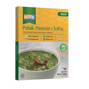 Spinach and Tofu in a Indian sauce Palak Paneer (Ashoka)