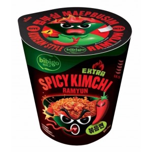 Kiirnuudlid, Kimchi, väga terav (Bibigo Extra Spicy Kimchi Ramyun Cup)