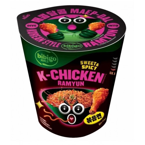 Sweet and Spicy K-Chicken Ramyun Cup (Bibigo)