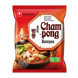 Kiirnuudlid, keskmine teravus (Nongshim Champong Ramyun)