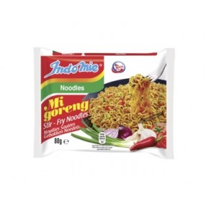 Praetud kiirnuudlid, Mi Goreng, kesk.teravus (Indomie, Mi Goreng, Fried Noodles) Praetud kiirnuudlid, Mi Goreng, kesk.teravus (Indomie, Mi Goreng, Fried Noodles)