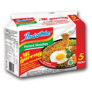 Жареная лапша Mi Goreng, средняя острота (Indomie, Mi Goreng, Fried Noodles)