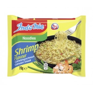 Kiirnuudlid kreveti maitsega, kesk.teravus (Indomie, Shrimp flavour) Kiirnuudlid kreveti maitsega, kesk.teravus (Indomie, Shrimp flavour)