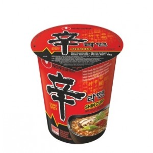 Лапша с грибами, очень острая (Shin Ramyun Cup)