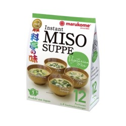 Kiir misosupp, 12 portsioni (Marukome Vegetarian Mix) Kiir misosupp, 12 portsioni (Marukome Vegetarian Mix)