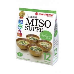 Kiir misosupp, 12 portsioni (Marukome Vegetarian Mix)