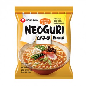 Лапша с морепродуктами, средняя острота (Neoguri Ramyun, Mild)