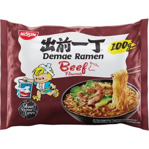 Лапша со вкусом говядины (Demae Ramen Beef)