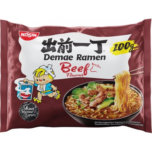 Instant Noodles Demae Ramen Beef (Nissin)