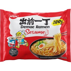 Лапша со вкусом кунжута (Demae Ramen Sesame)