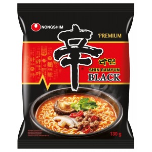 Kiirnuudlid, seened, terav (Shin Ramyun Black)