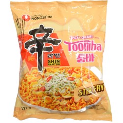 Kiirnuudlid, vürtsikas ja kreemjas, väga terav (Nongshim Shin Ramyun Stir Fry Toomba)