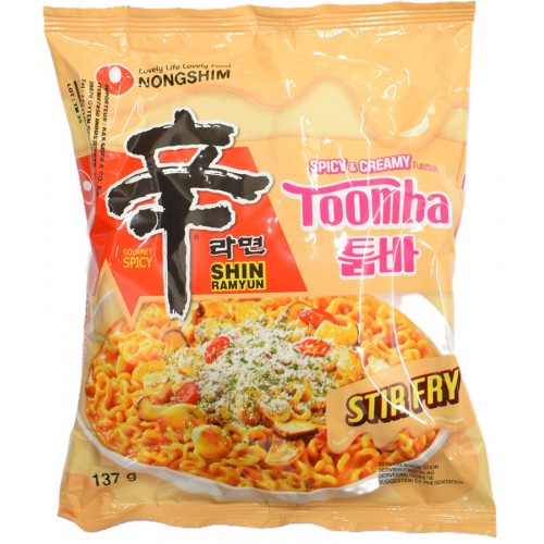 Shin Ramyun Stir Fry Toomba, Spicy & Creamy Flavour (Nongshim)