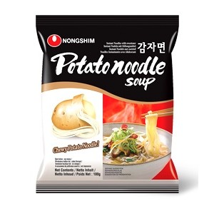 Суп с картофельной лапшой (Potato noodle soup)