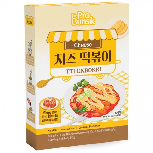 Topokki juustu kastmes, terav (Pro Bunsik Tteokbokki Cheese)