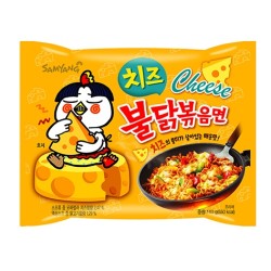 Kiirnuudlid, juustu kanaliha maitsega, terav (Buldak Chicken Ramyun Cheese)