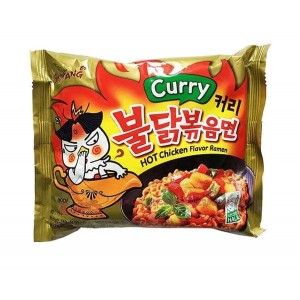 Булдак лапша со вкусом курицы, острый карри (Chicken Ramyun Curry)