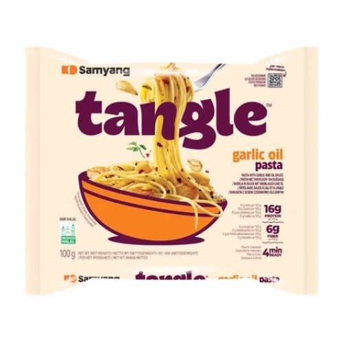 Kiirnuudlid, küüslauguõliga (Samyang Tangle Garlic Oil Pasta)