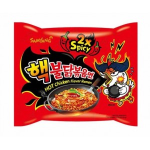 Булдак лапша со вкусом курицы, супер острая (Buldak 2Spicy Chicken Ramyun)