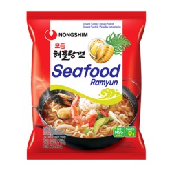 Kiirnuudlid, mereannid, keskmine teravus (Nongshim Seafood Ramyun)