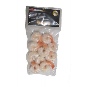 Tiigerkrevetid, keedetud, puhastatud, 26/30 (külmutatud) Tiigerkrevetid, keedetud, puhastatud, 26/30 (külmutatud)