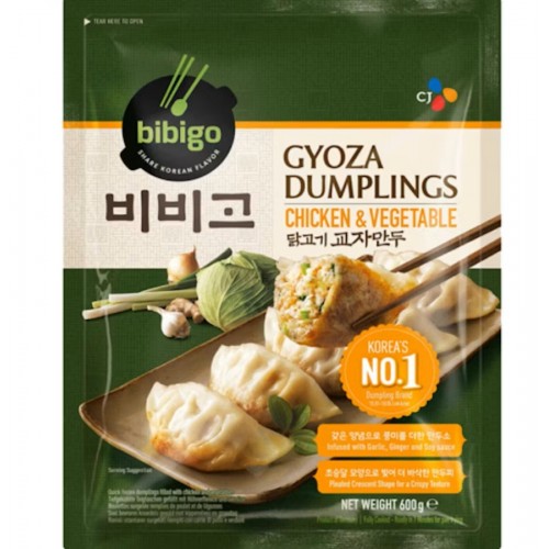 Gyoza with chicken and vegetables, Bibigo (frozen)