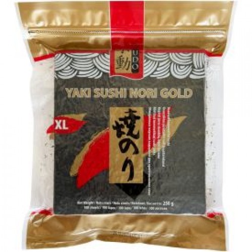 Sushi norilehed, gold, 100 lehte (Fudo)