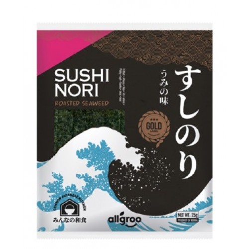 Sushi nori sheets, 10 sheets (Allgroo)