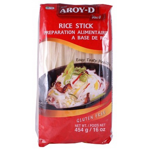 Лапша рисовая, широкая 3 mm (Aroy-D)