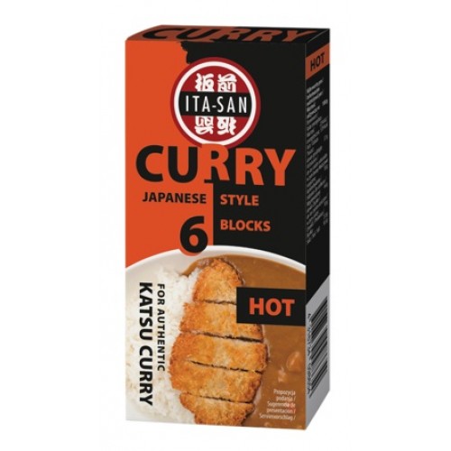 Jaapani karri, plokis, terav (Ita-San Curry Blocks Hot)