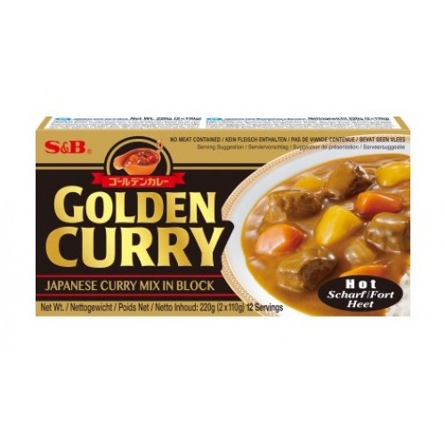 Golden curry, hot (S&B)