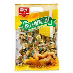 Kommid, ingveri-kookose maitsega (Chunguang Ginger Coconut Candy)