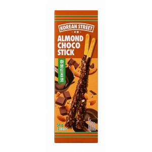 Küpsisepulgad mandli ja shokolaadi maitsega (Korean Street Almond Choco Stick)