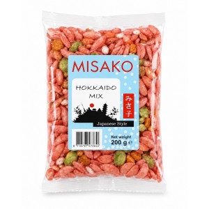Смесь арахиса с васаби и рисовых палочек (Misako Hokkaido)