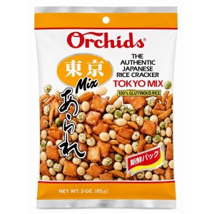 Riisikrõpsud (ORCHIDS Rice Crackers Tokyo Mix)
