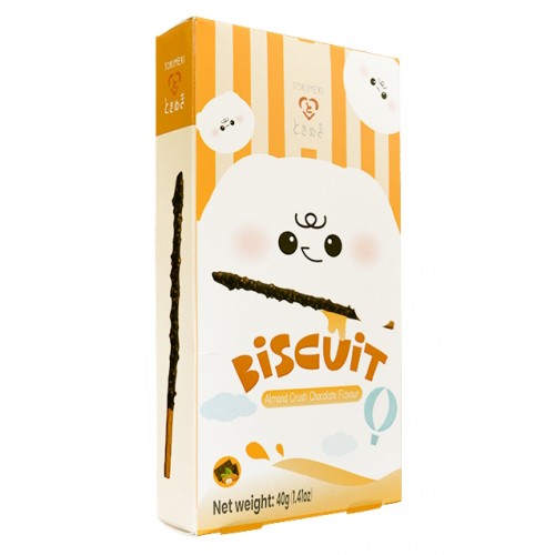 Küpsisepulgad mandel ja shokolaadi maitsega (Tokimeki Biscuit Stick Almond and Chocolate)