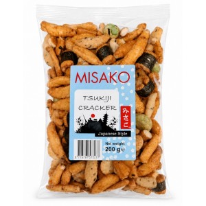 Смесь рисовых и арахисовых крекеров с нори (Misako Tsukiji)