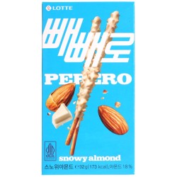 Küpsisepulgad mandel ja shokolaadi maitsega (Pepero Snowy Almond)
