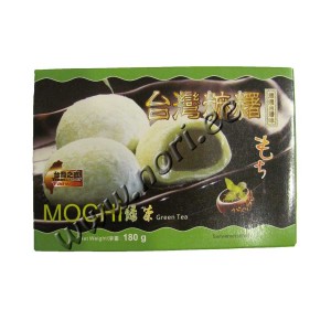 Рисовые конфеты Моти, зелёный чай