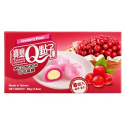 Kakaomochi jõhvika maitsega (Cacao Mochi Cranberry Flavor, RFF)