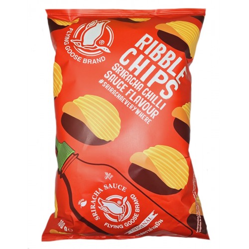 Kartulikrõpsud, terav sriracha (Chips Sriracha, Flying Goose)